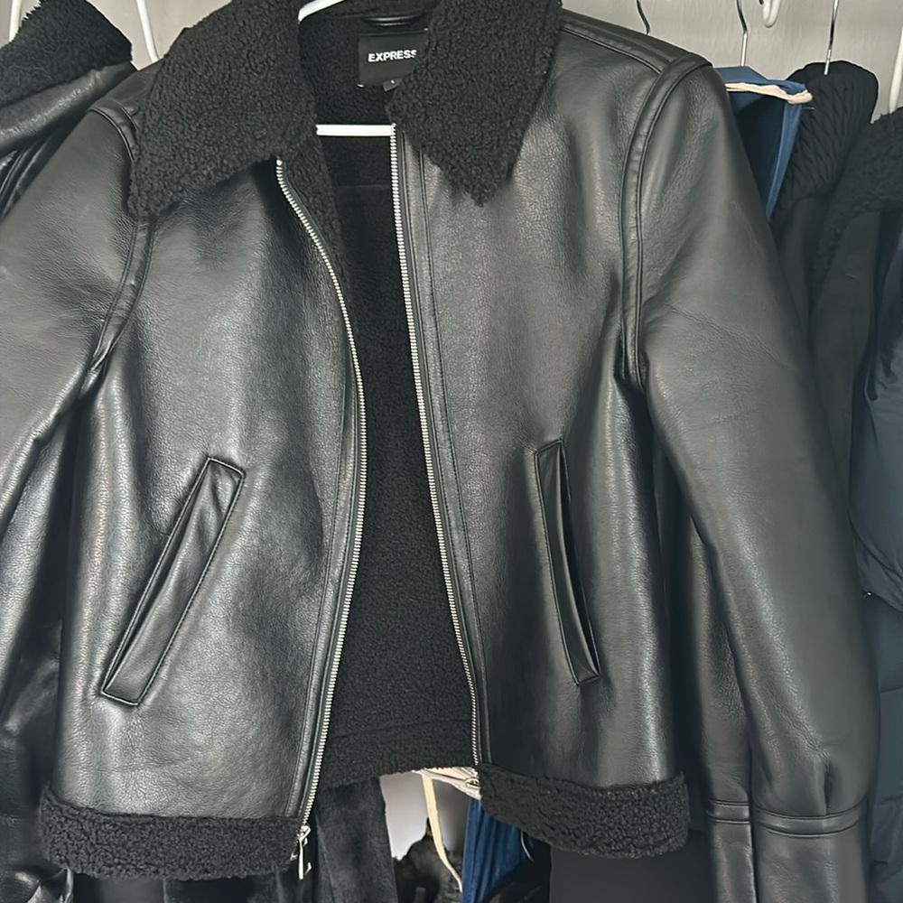 Express leather jacket